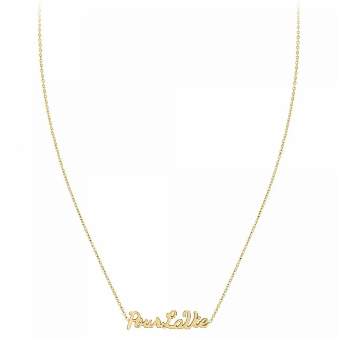 Collier Femme Athème - B2689-DORE-POURLAVIE Acier Doré