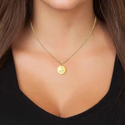 Collier femme Athème - B2449-POISSON Acier Doré