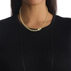 Collier Femme Calvin Klein Divergent Links - 35000466 Acier Doré