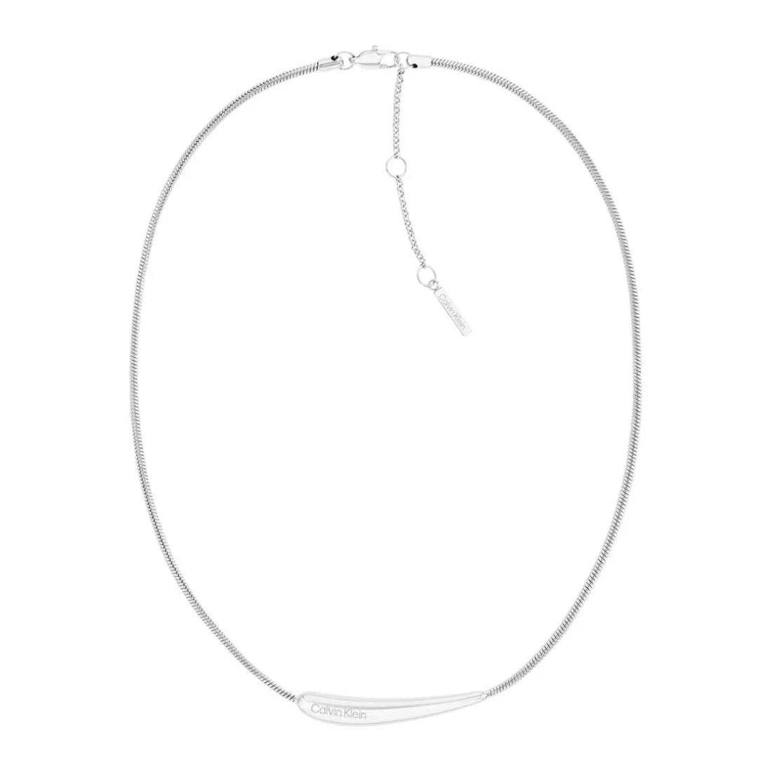 Collier Femme Calvin Klein Elongated Drops - 35000338 Acier Argent