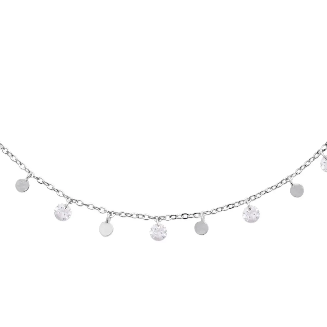 Collier femme fantaisie argent Maison de la Bijouterie VW35ZW45