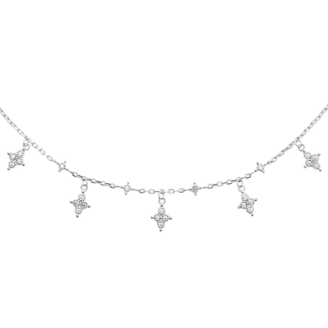 Collier femme fantaisie argent Maison de la Bijouterie VW35U345