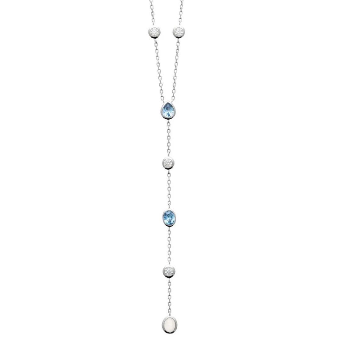 Collier femme fantaisie argent Maison de la Bijouterie VW3W0045