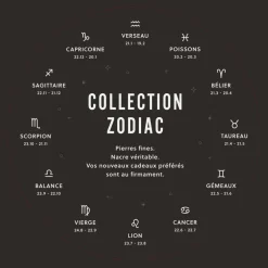 Collier Femme Fossil Bijoux Signes du Zodiaque Taureau - JF04839710 Acier inoxydable