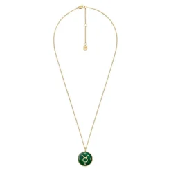 Collier Femme Fossil Bijoux Signes du Zodiaque Taureau - JF04839710 Acier inoxydable