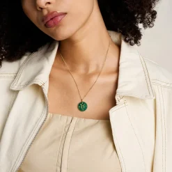 Collier Femme Fossil Bijoux Signes du Zodiaque Taureau - JF04839710 Acier inoxydable