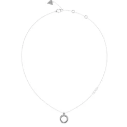 Collier femme Guess Bijoux JUBN03159JWRH - CIRCLE LIGHTS Acier Argent