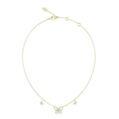 Collier Femme Guess Bijoux Lily JUBN05112JWYG Acier Doré