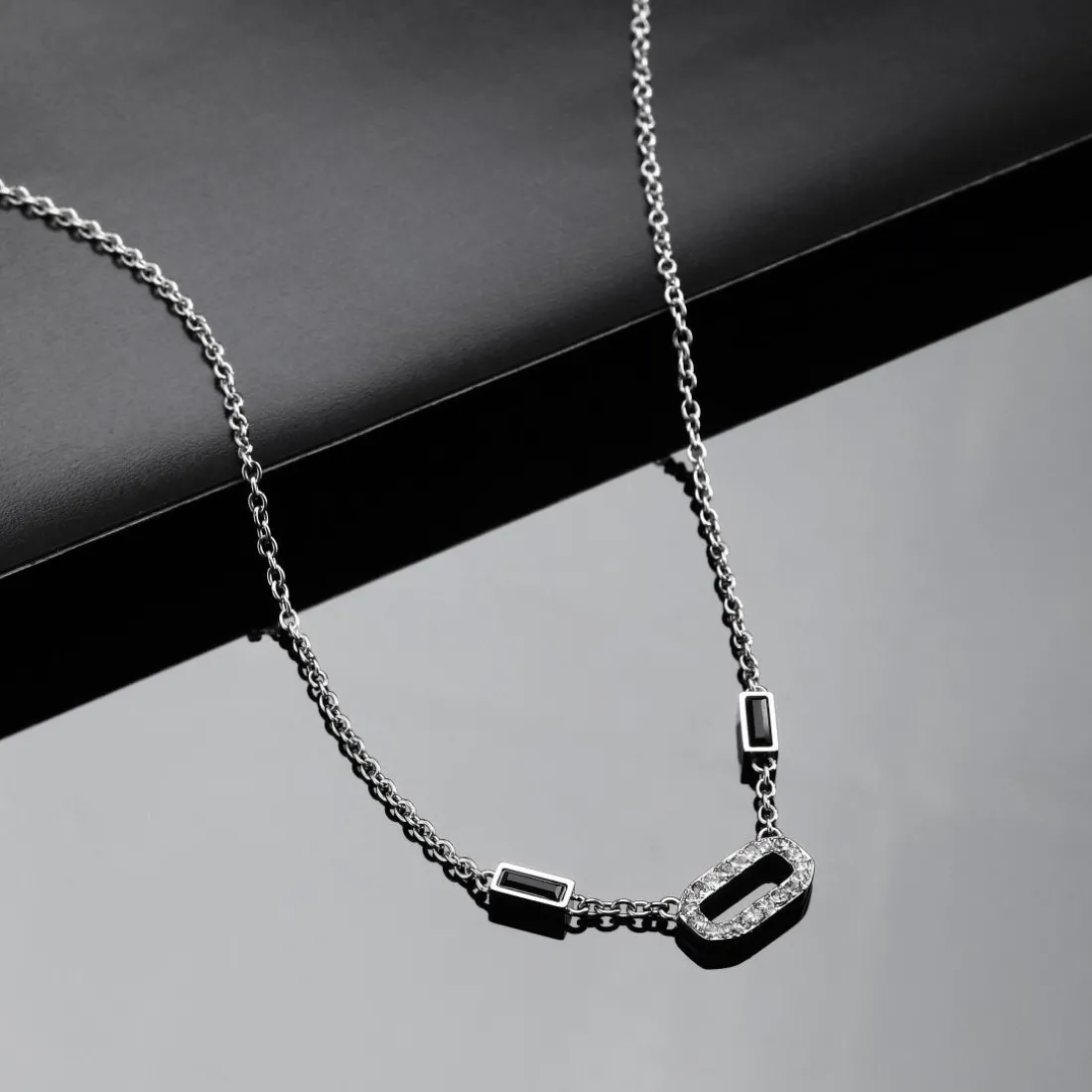 Collier Femme Karl Lagerfeld Stone - KLAYC11 Acier Argent