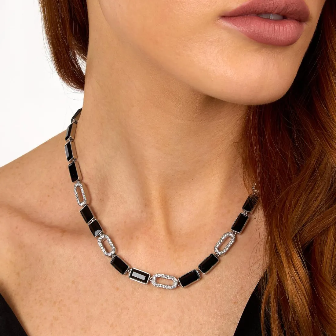 Collier Femme Karl Lagerfeld Stone - KLAYC03 Acier Argent