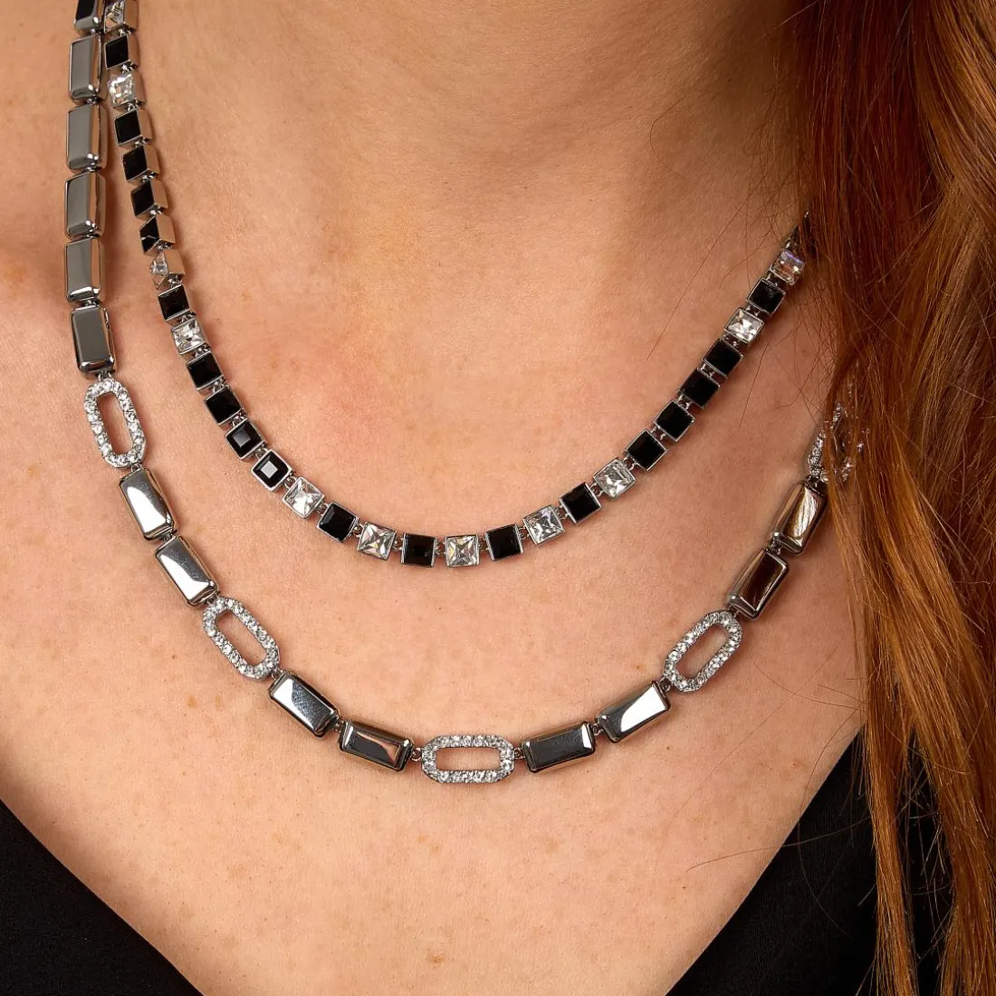 Collier Femme Karl Lagerfeld Stone - KLAYC01 Acier Argent