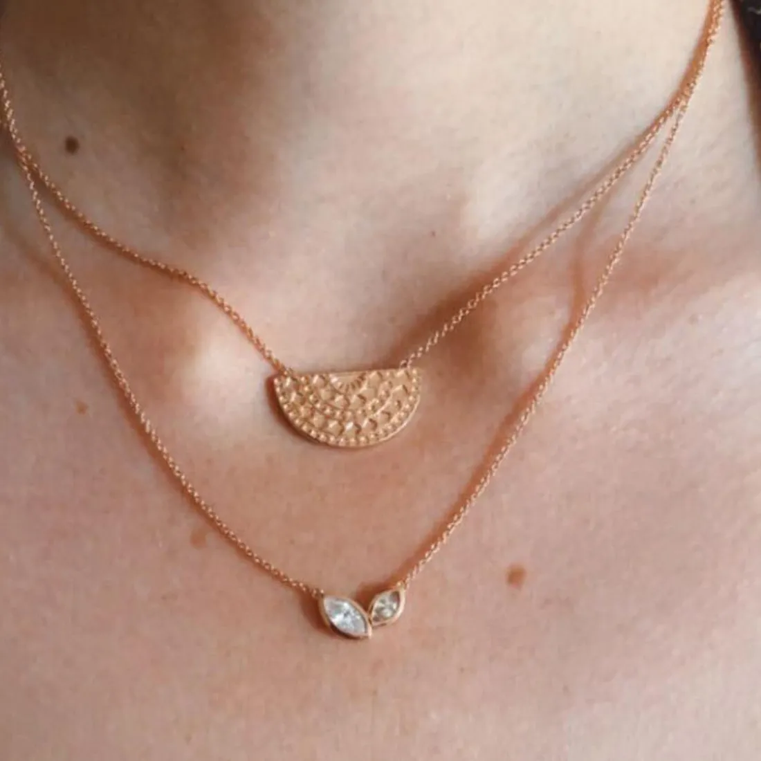Collier Femme Kosma Paris Kira - Doré Rose