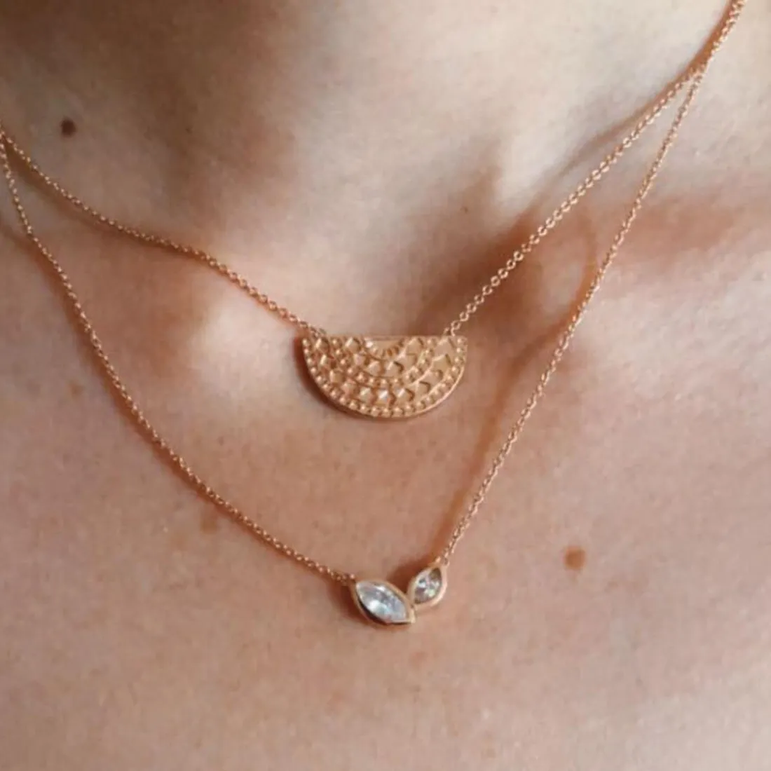 Collier Femme Kosma Paris Kira - Doré Rose