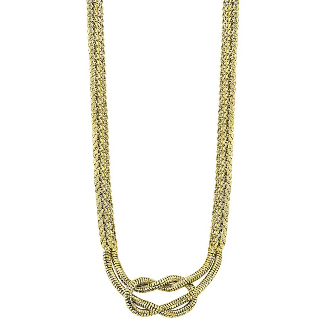 Collier Femme Lotus Style Bijoux Urban Woman - LS2431-1-2 Acier