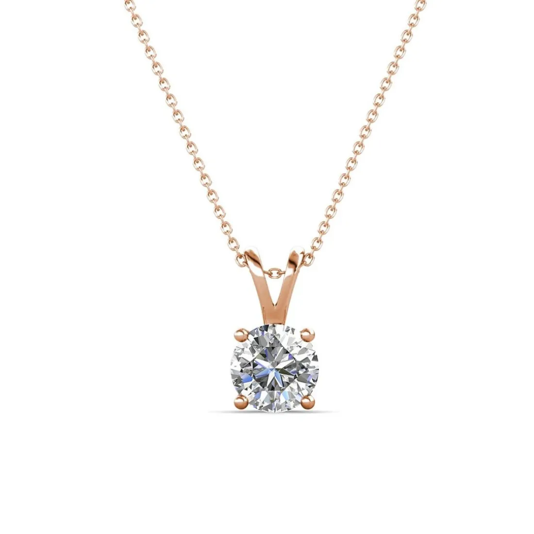Collier Femme MYC-Paris Solitaire - DP0079-RG Laiton Doré rose