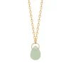 Collier femme plaqué or aventurine Maison de la Bijouterie UW40ZU45
