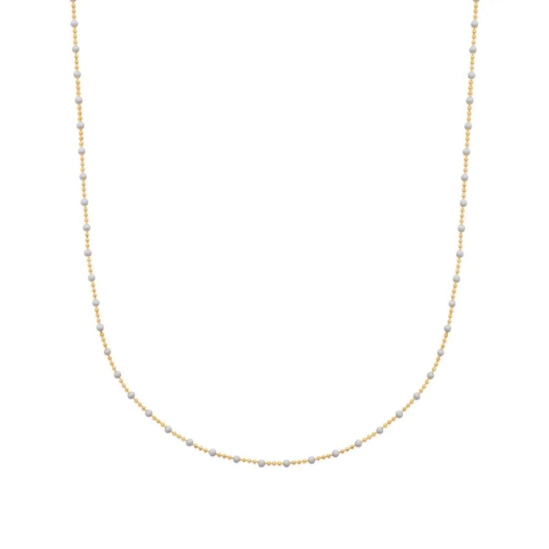 Collier femme plaqué or laque - YU0U3V45