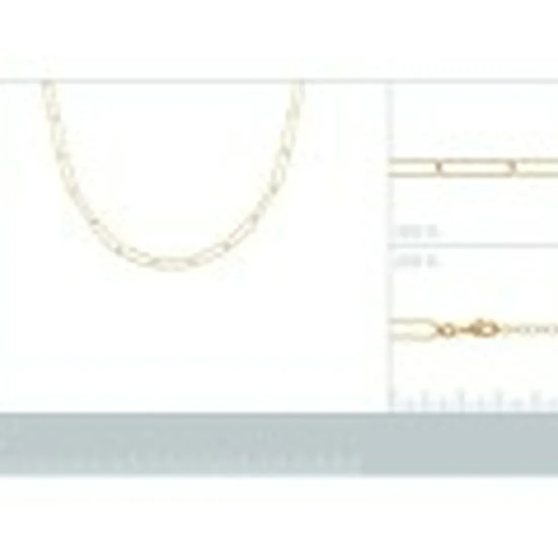 Collier femme plaqué or 5,5 mm - UYZWVV45