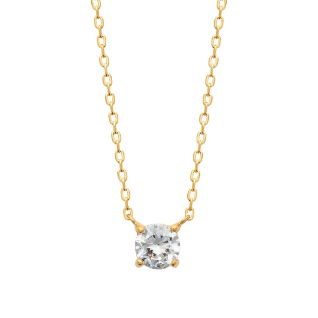 Collier Femme plaqué or oxyde zyrconium 6,5 mm Maison de la Bijouterie UWZ00Y45