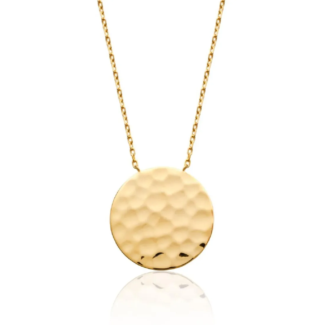 Collier femme plaqué or - UYZ60045