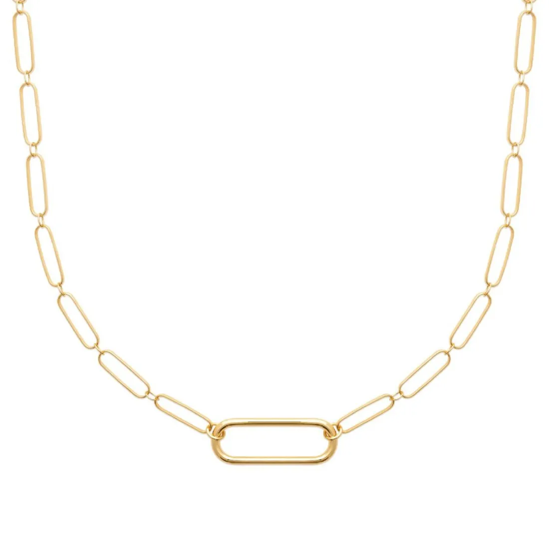 Collier femme plaqué or - UYZWU545