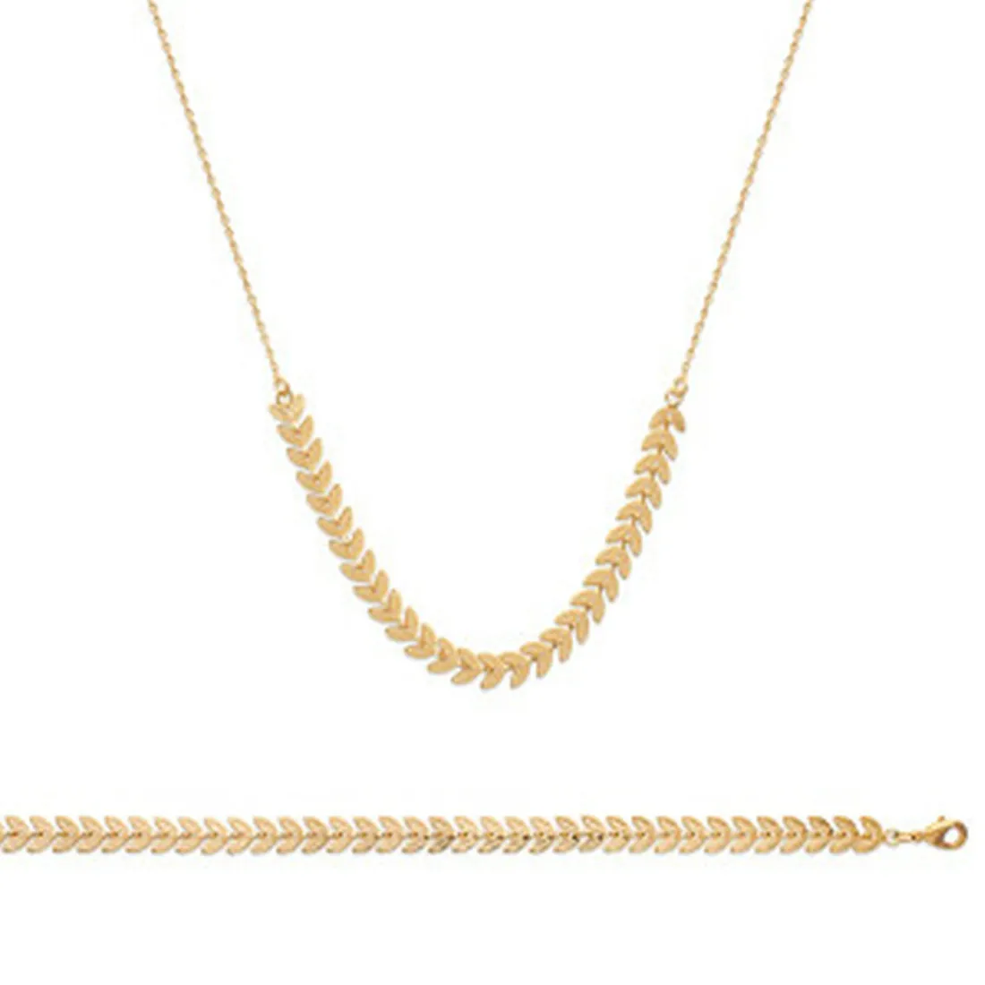 Collier femme plaqué or - YU0U0U4Y