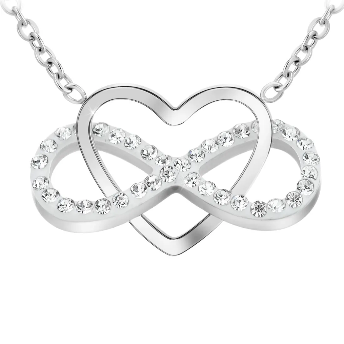 Collier Femme So Charm - B2845-ARGENT - Collier Infini Argenté