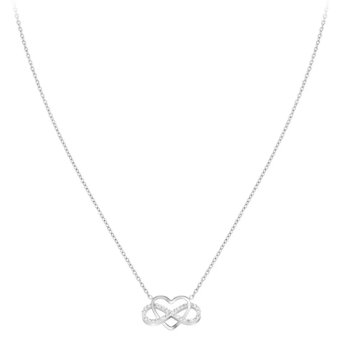 Collier Femme So Charm - B2845-ARGENT - Collier Infini Argenté
