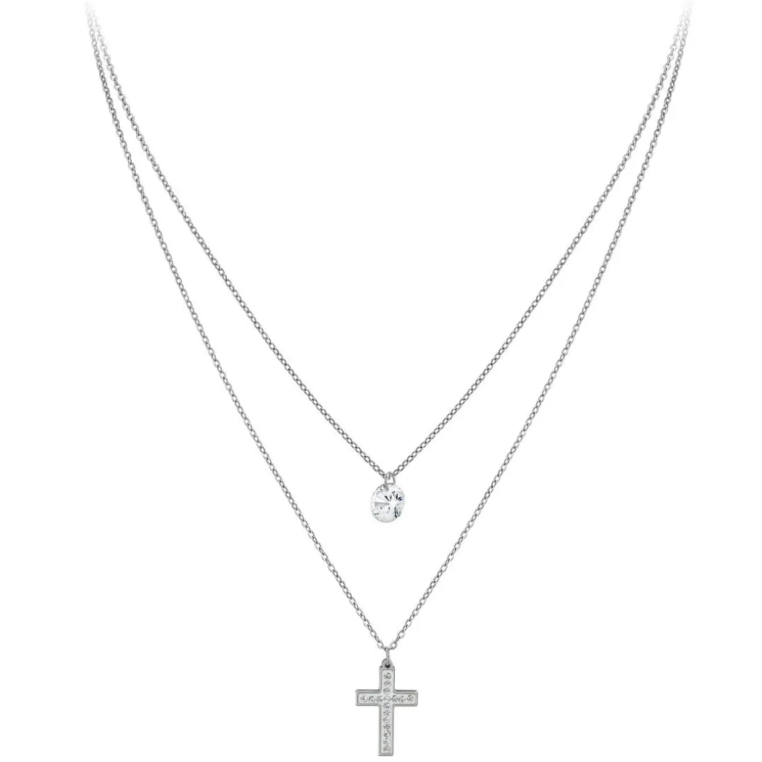 Collier Femme So Charm - B2742-ARGENT - Collier Mode Argenté