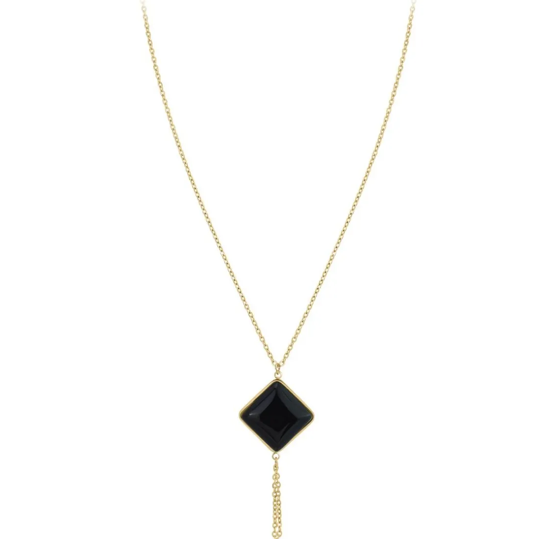 Collier Femme So Charm - B3040-BLACK - Collier Mode Doré