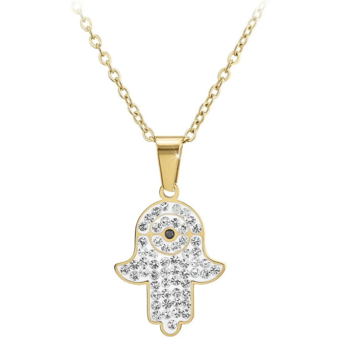 Collier Femme So Charm - BD2763-DORE-DIAMANT - Collier Mode Doré