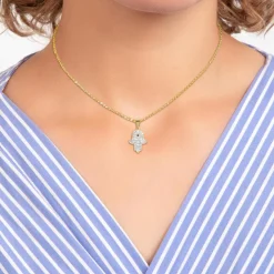 Collier Femme So Charm - BD2763-DORE-DIAMANT - Collier Mode Doré