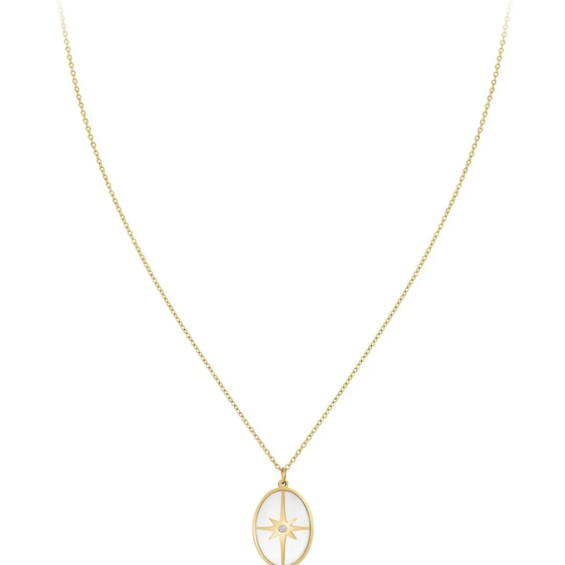 Collier Femme So Charm - BD2647-DORE-DIAMANT - Collier Mode Doré