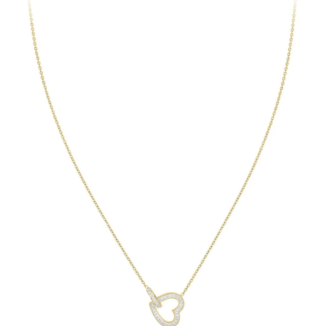 Collier Femme So Charm - B2939-DORE - Collier Coeur Doré