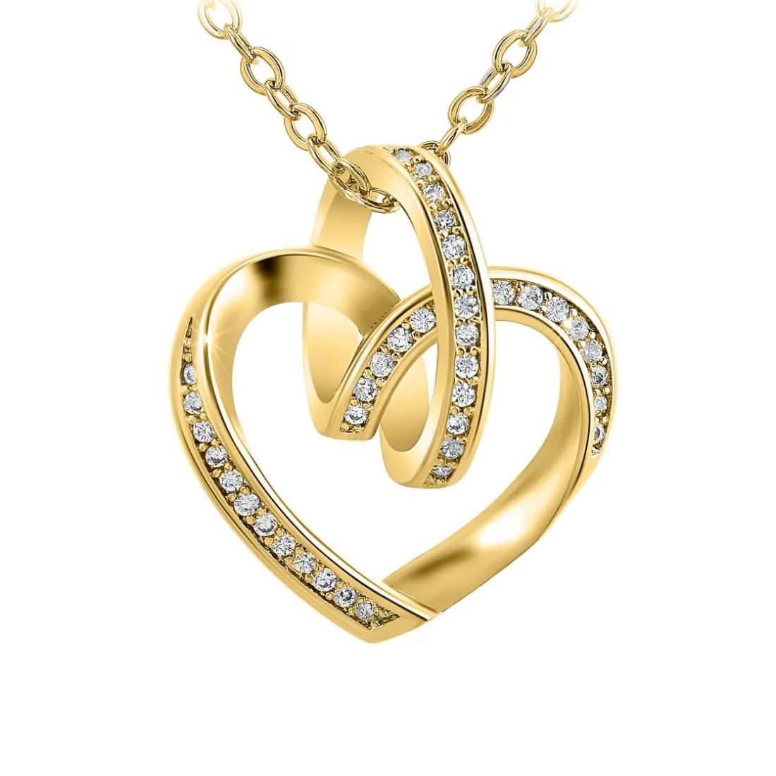 Collier Femme So Charm - B2809-DORE - Collier Coeur Doré