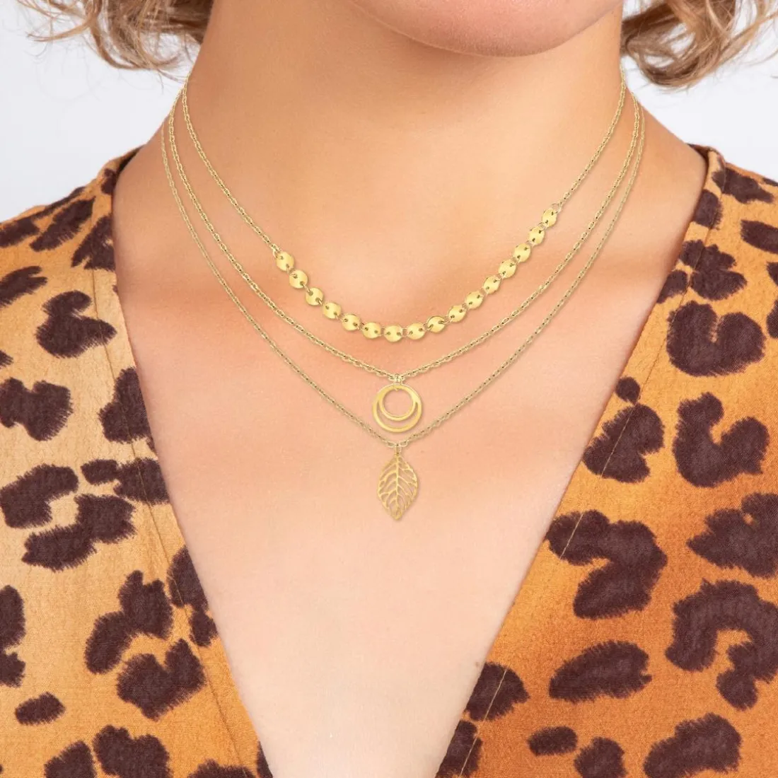 Collier Femme So Charm - B3089-DORE - Collier Mode Doré