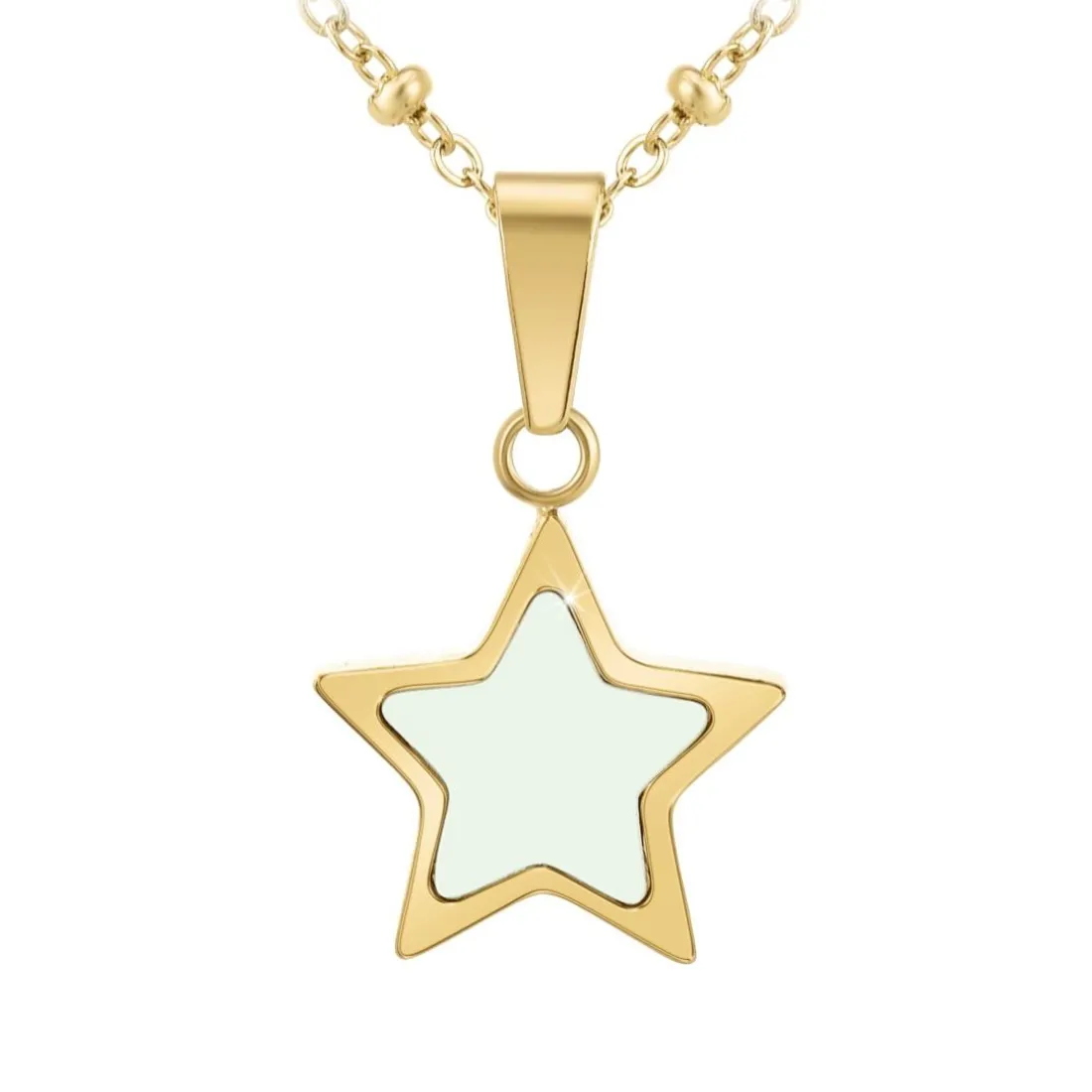 Collier Femme So Charm - B3000-DORE - Collier Étoile Doré