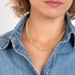 Collier Femme So Charm - B2916-DORE - Collier Mode Doré
