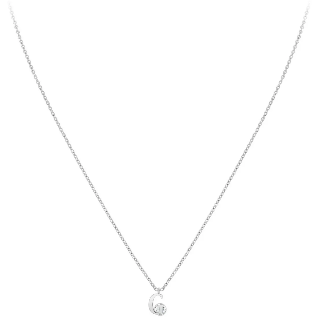 Collier Femme So Charm - B1498-G - Collier Initiale Argenté