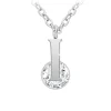 Collier Femme So Charm - B1498-I - Collier Initiale Argenté