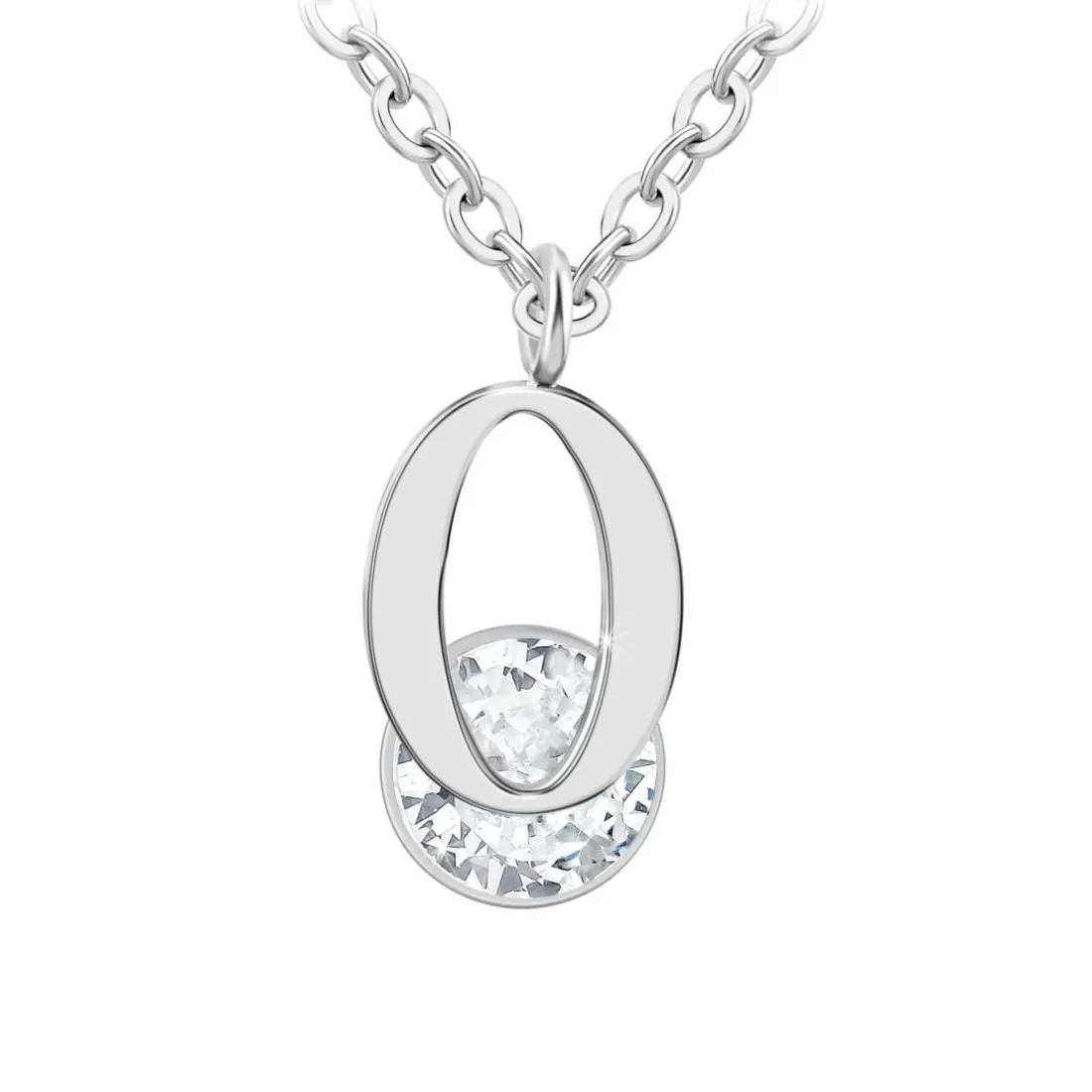 Collier Femme So Charm - B1498-O - Collier Initiale Argenté