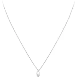 Collier Femme So Charm - B1498-O - Collier Initiale Argenté