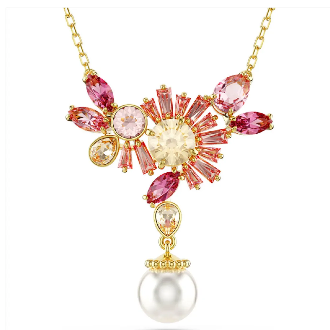 Collier Femme Swarovski Gema Pearl - 5688490 rose,doré