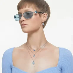 Collier Femme Swarovski 5660594 Iconic Swan Blue - RC05/RHS