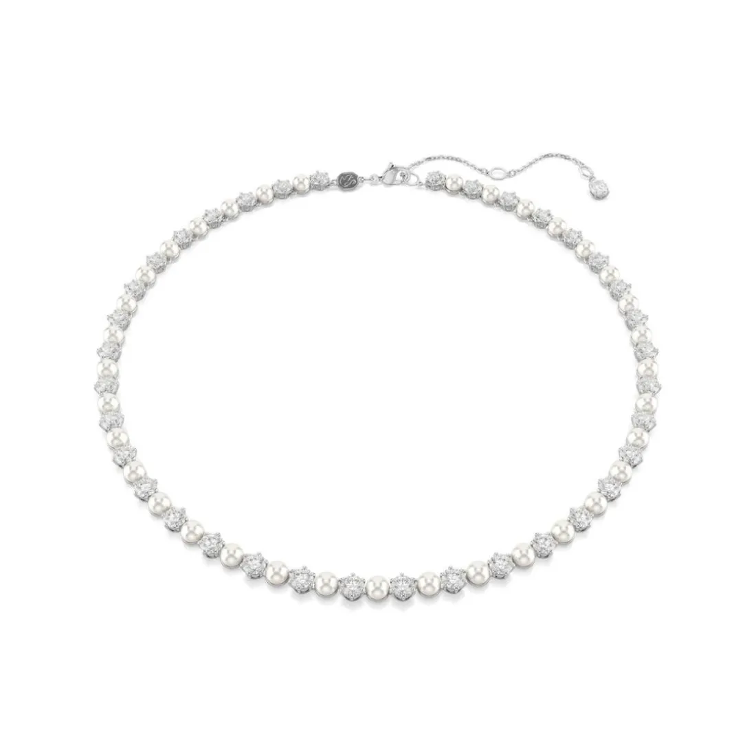 Collier Femme Swarovski Matrix Pearl - 5689623 Blanc Métal rhodié