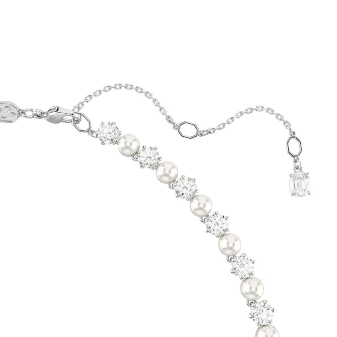 Collier Femme Swarovski Matrix Pearl - 5689623 Blanc Métal rhodié