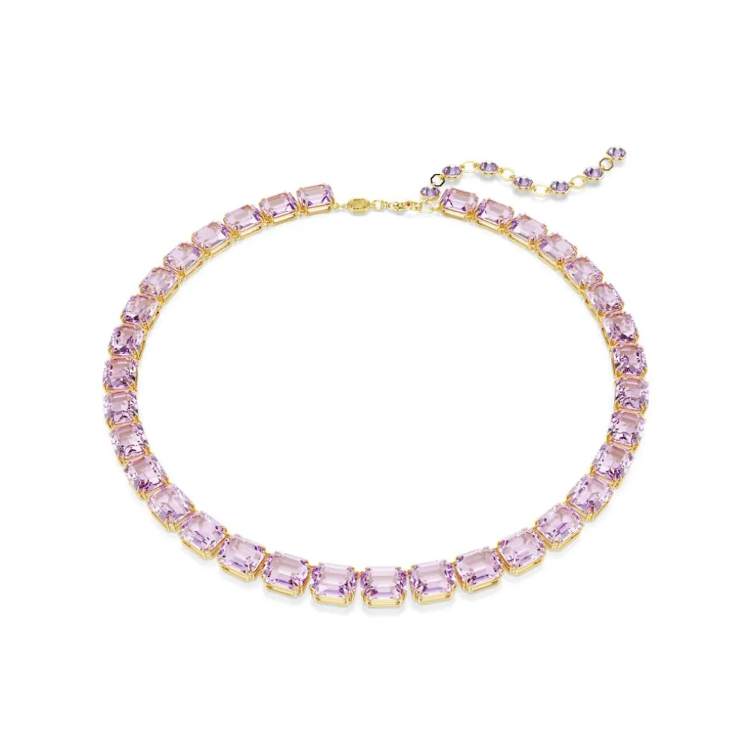Collier Femme Swarovski Millenia - 5705754 Violet Plaqué or