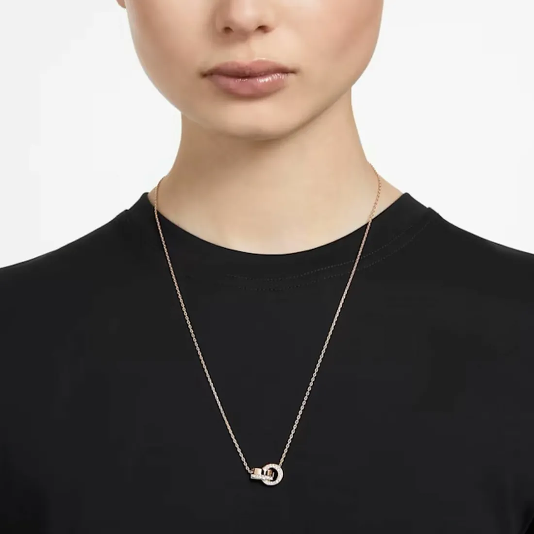 Collier Femme Swarovski - 5636496 Métal Doré rose