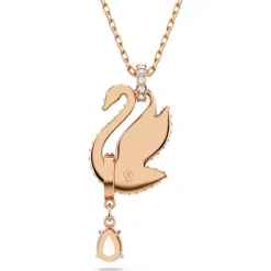Collier Femme Swarovski Swan - 5678045 noir,doré rose