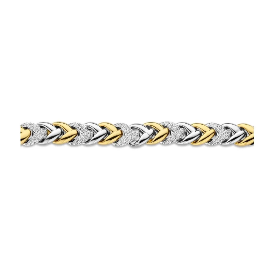 Collier Femme Ti Sento 3989ZY-42 - Argent, plaqué or